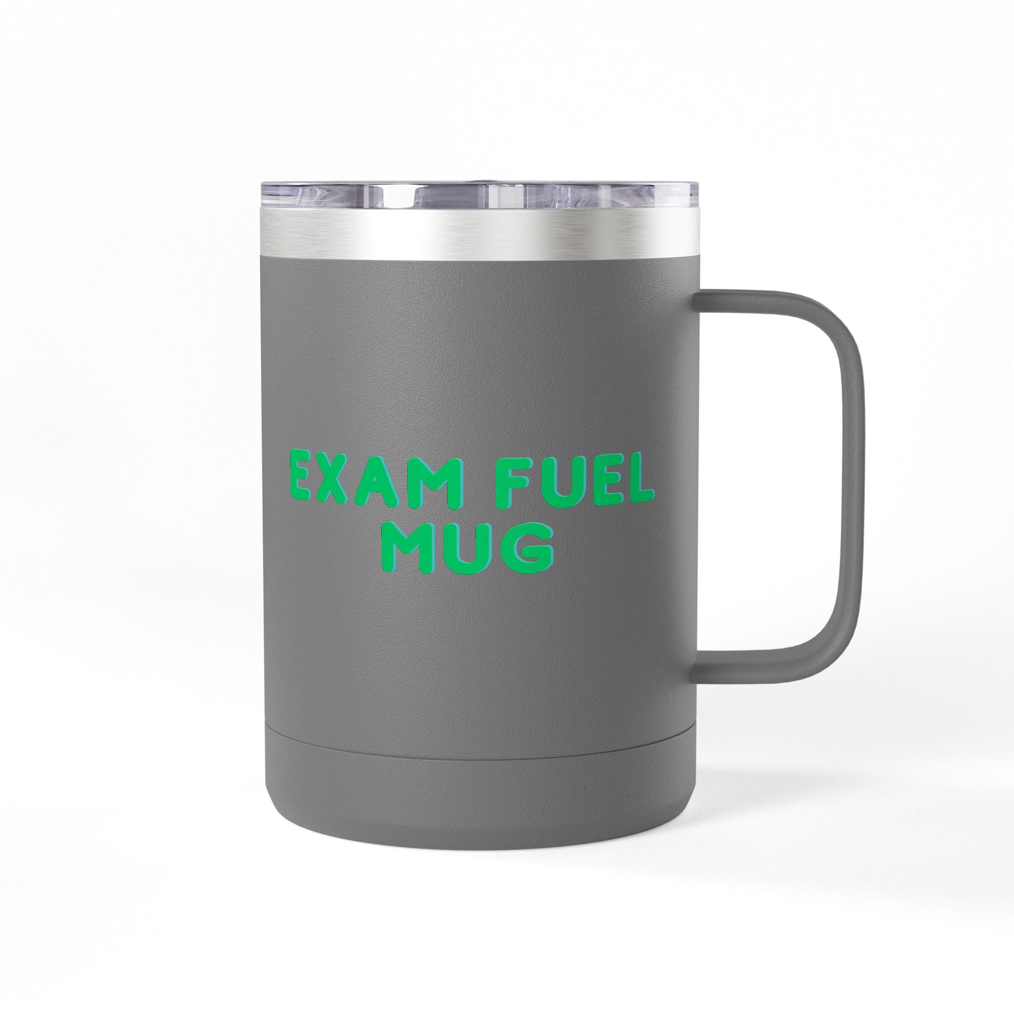 Exam Fuel Mug Tumbler | Perfect for Students, Study Sessions, Motivational Drinkware, Eco-Friendly Cup