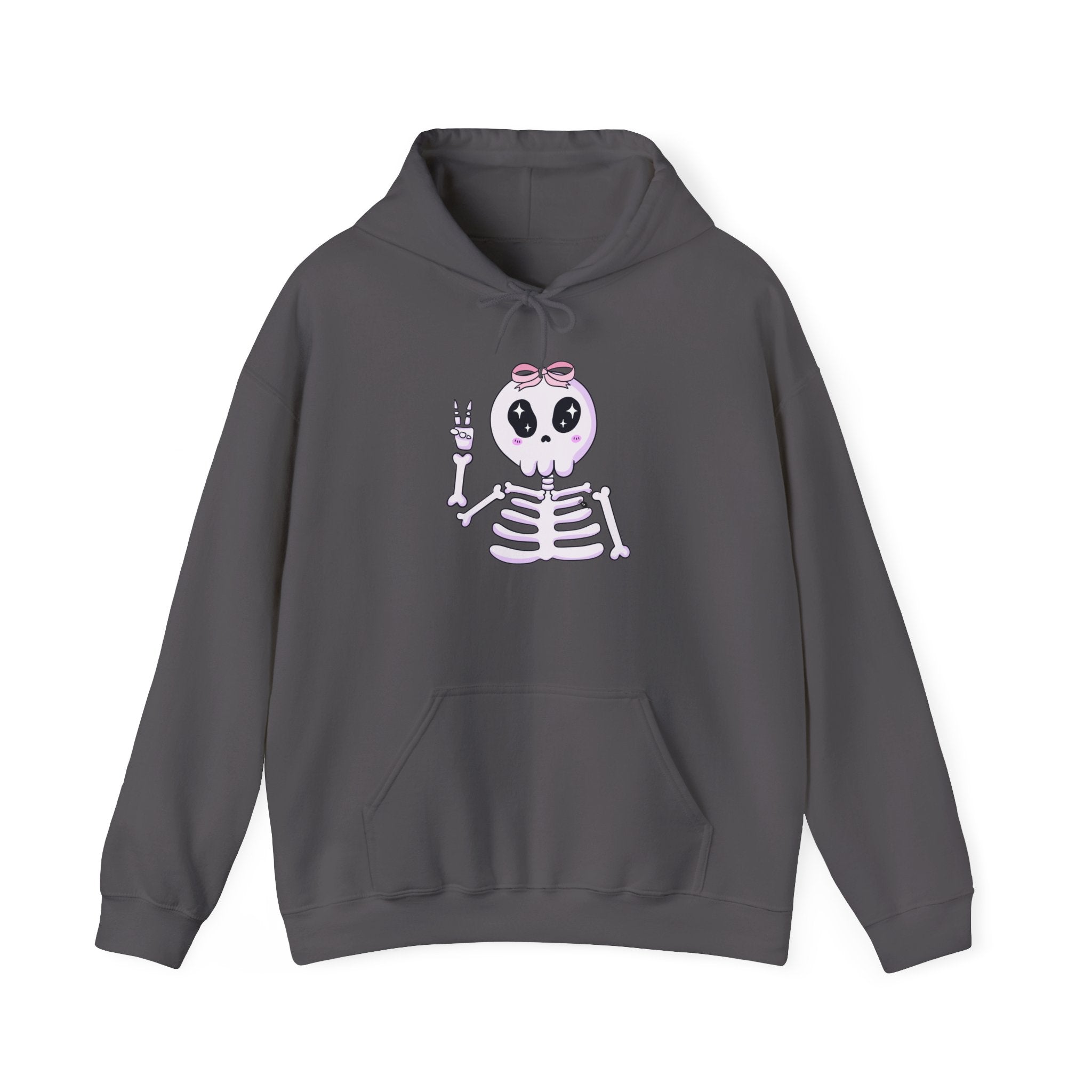 Cute Skeleton Graphic Hoodie for Halloween, Cozy Sweatshirt for Fall, Fun Gift for Halloween Lovers, Edgy Autumn Apparel, Unisex