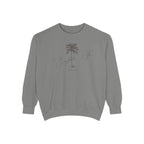 Everglades City Chill Vibes Sweatshirt - Unisex Garment-Dyed Style, Perfect for Lounging