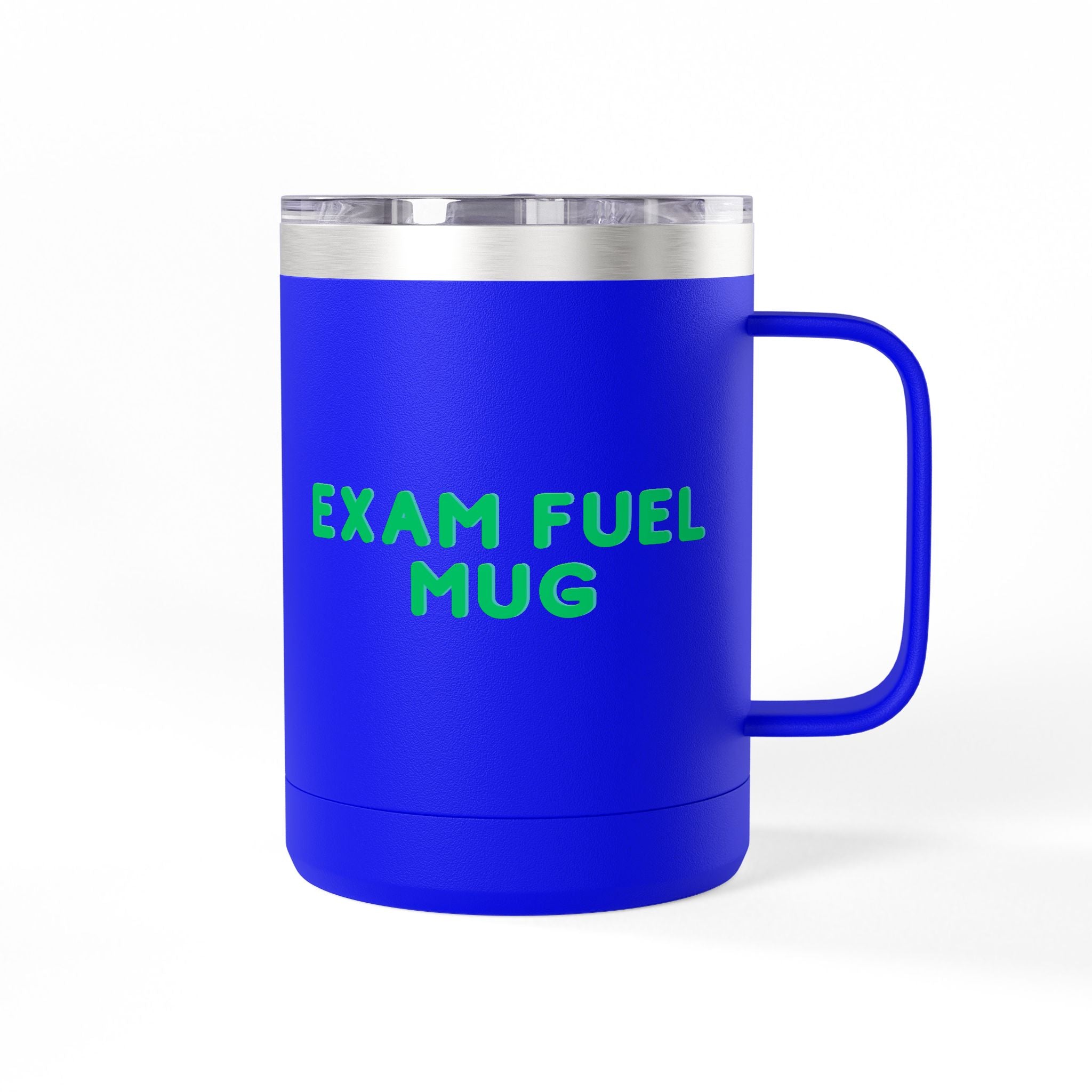 Exam Fuel Mug Tumbler | Perfect for Students, Study Sessions, Motivational Drinkware, Eco-Friendly Cup