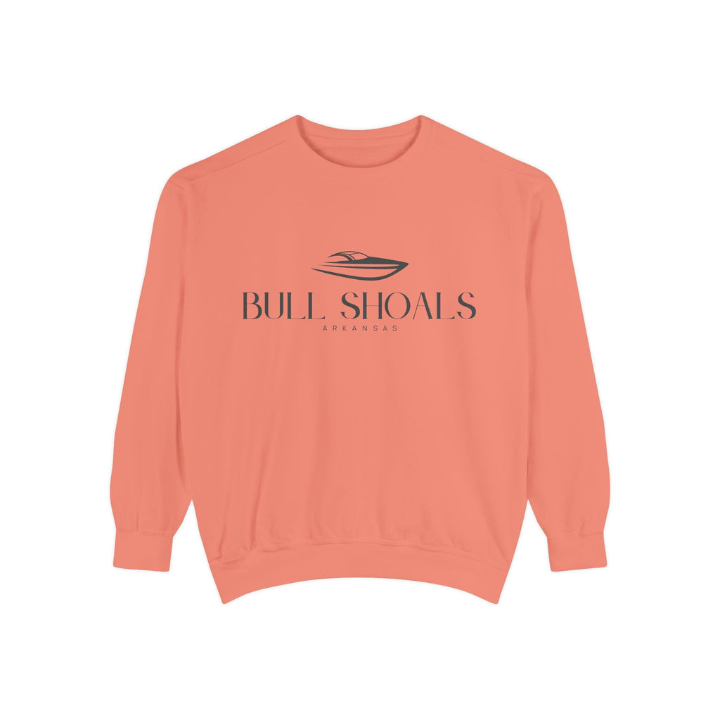 Bull Shoals Chill Vibes Sweatshirt - Unisex Garment-Dyed Style, Perfect for Lounging