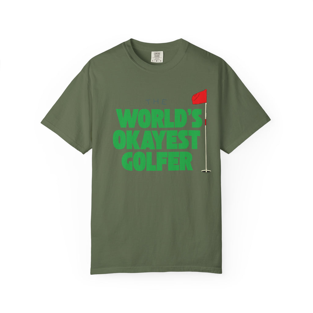 World's Okayest Golfer T-Shirt, Funny Golf Gift, Unisex Tee, Sports Apparel, Father's Day Gift, Golfer Humor