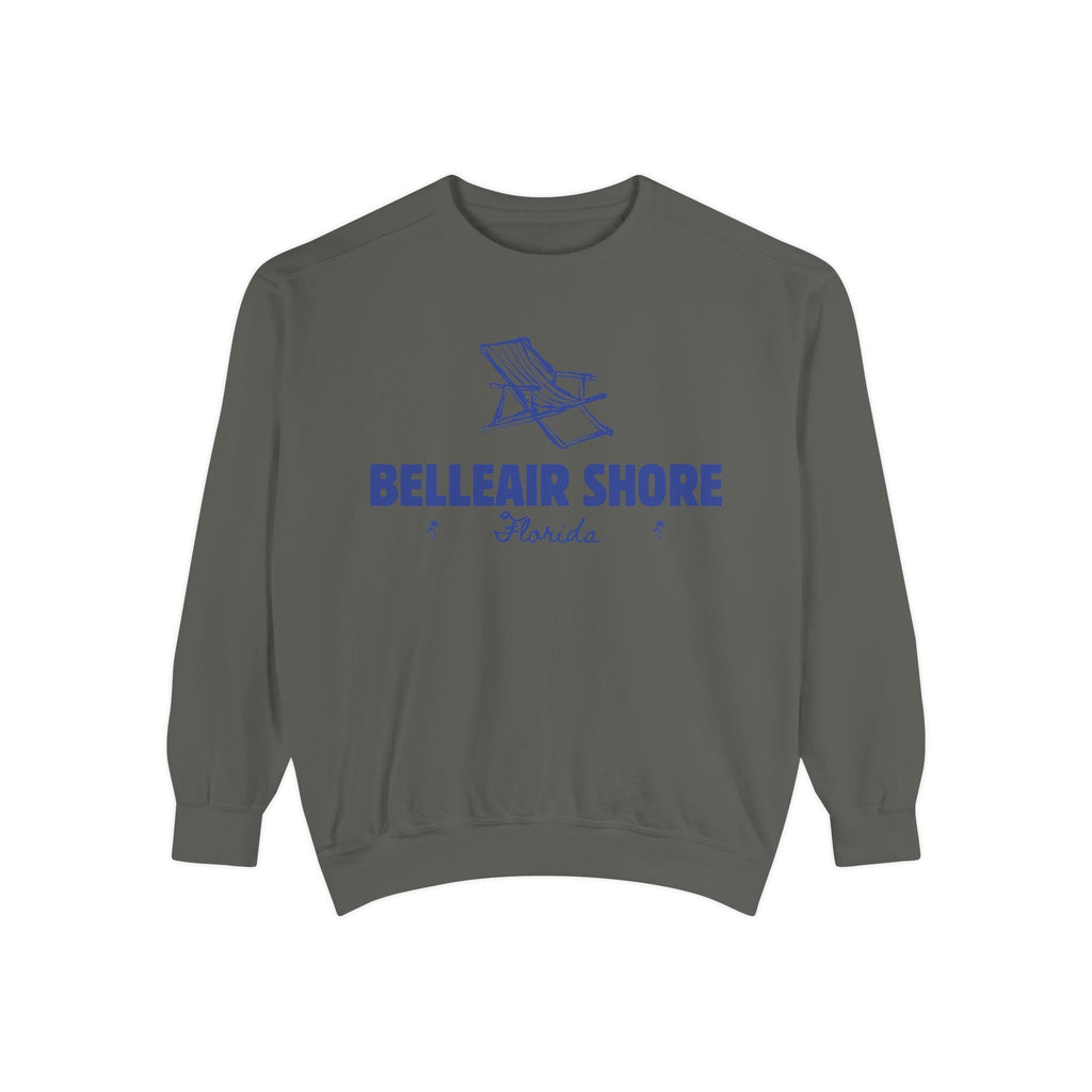Belleair Shore Unisex Sweatshirt, Cozy Beach Vibes, Perfect Summer Gift, Florida Apparel, Relaxed Style for All