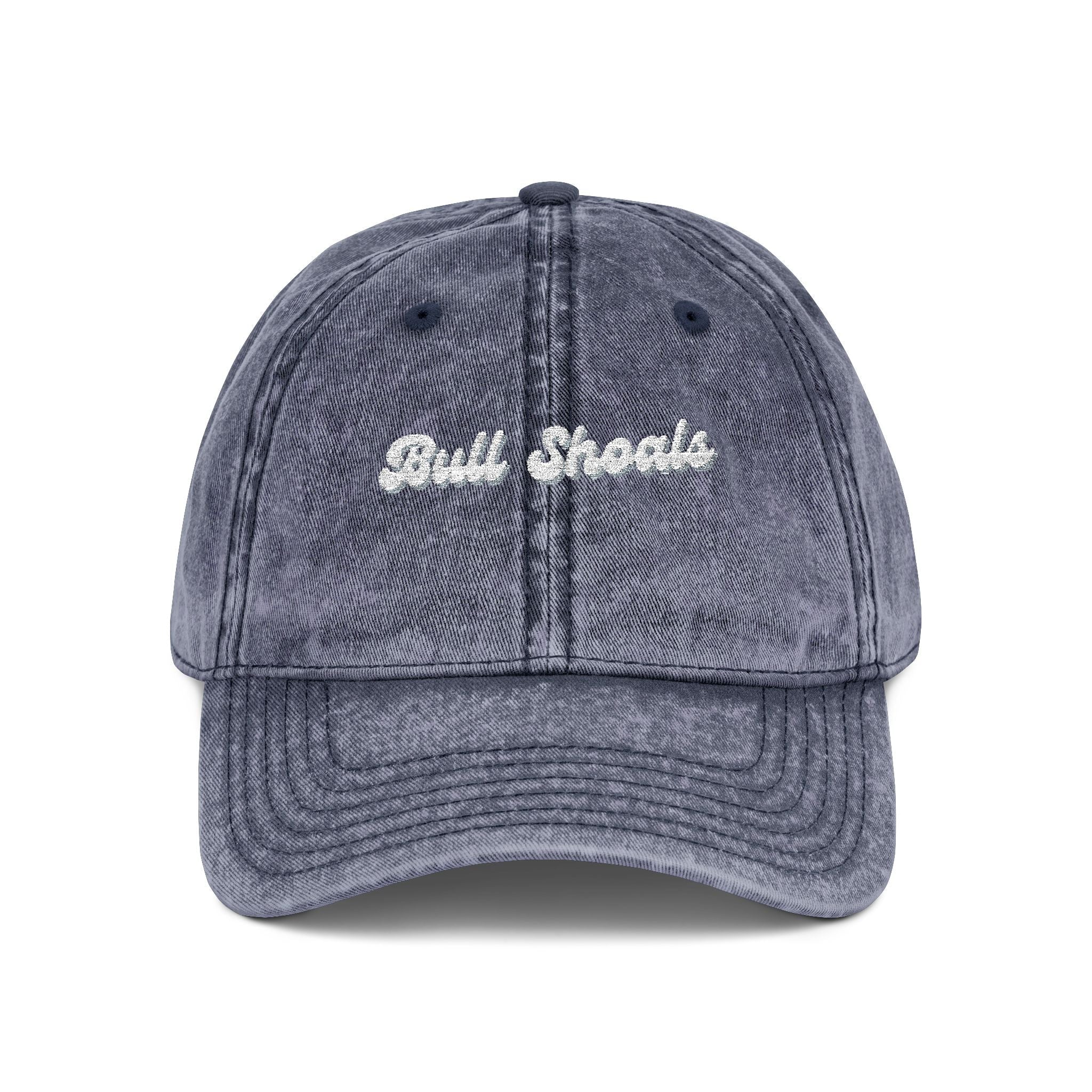 Bull Shoals Vintage Embroidered Cap, Stylish Baseball Hat, Trendy Sun Hat, Gifts for Him/Her, Casual Outdoor Accessory