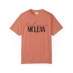 McLean Vibes Unisex Garment-Dyed T-Shirt, Casual Wear, Gifts for Locals, Trendy Summer Essential, Comfortable Everyday Tee