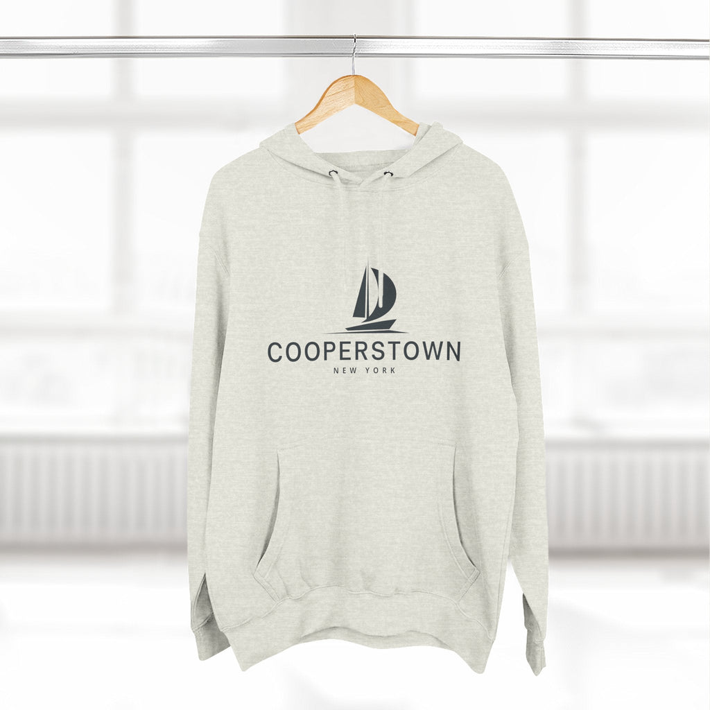 Cooperstown Inspired Fleece Hoodie, Casual Wear, Relaxation, Gift for Autumn Lovers, Travel Essential