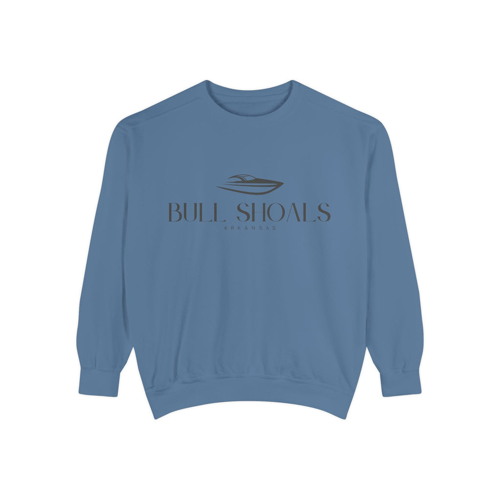 Bull Shoals Chill Vibes Sweatshirt - Unisex Garment-Dyed Style, Perfect for Lounging