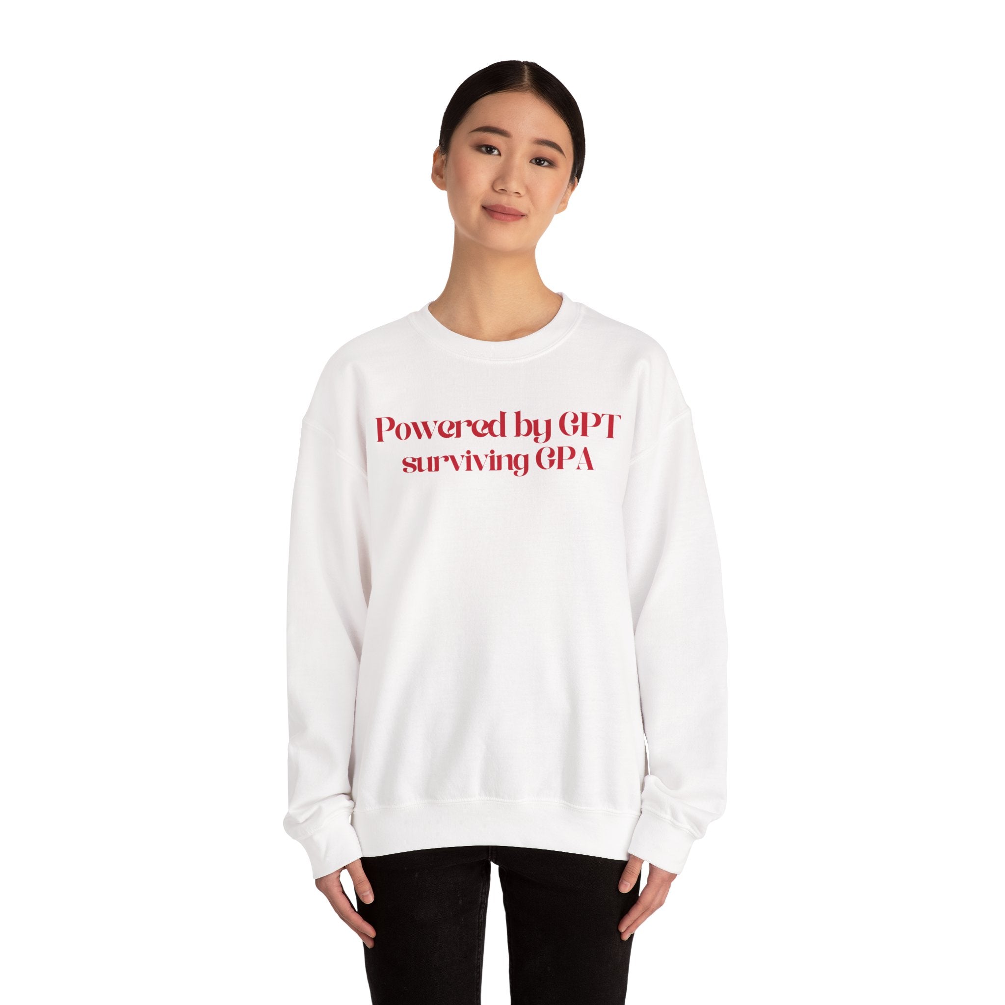 Surviving GPA Sweatshirt - Unisex Casual Crewneck, Gift for Tech Enthusiasts, College Students, Relaxed Fit for Everyday Wear