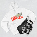 Lake Lanier Fleece Hoodie, Cozy Fishing Sweatshirt, Outdoor Adventure Wear, Unique Gift for Lake Lovers, Perfect for Fall and Winter
