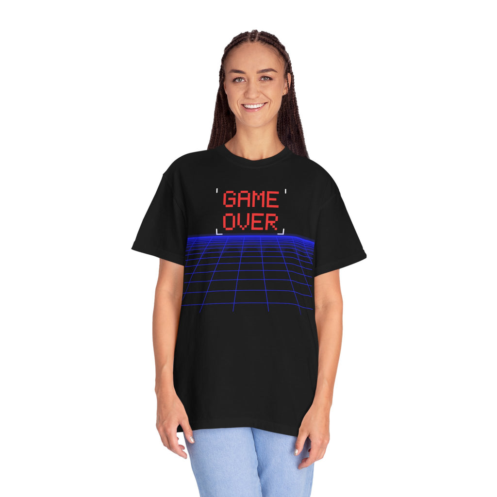 Gamer - Game Over - Unisex Garment-Dyed T-shirt