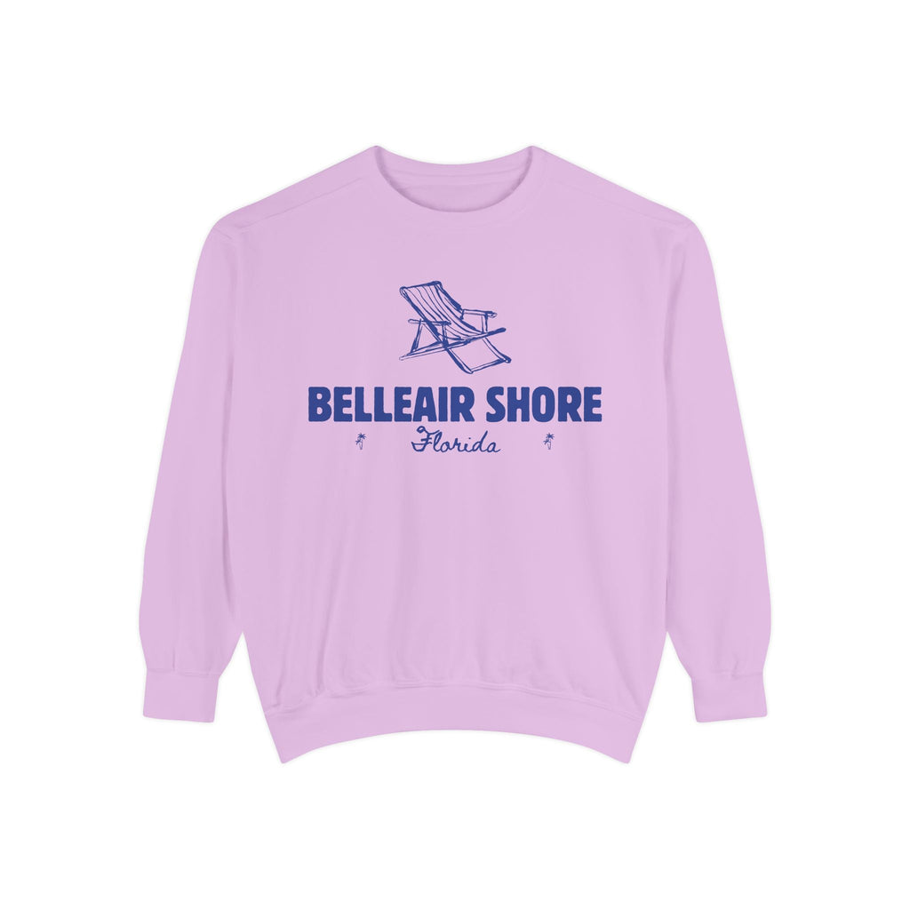Belleair Shore Unisex Sweatshirt, Cozy Beach Vibes, Perfect Summer Gift, Florida Apparel, Relaxed Style for All