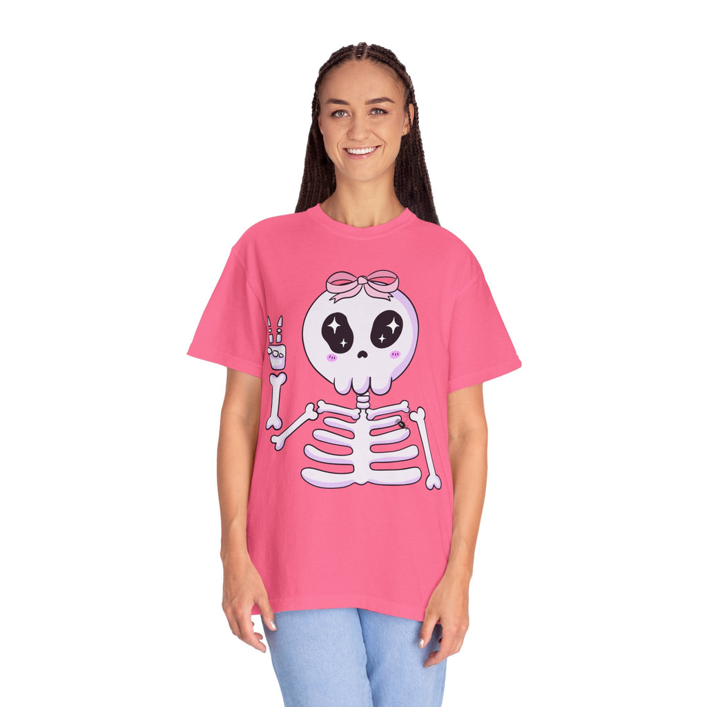 Halloween Unisex T-shirt, Spooky Skeleton Tee, Cute Halloween Shirt, Halloween Costume, Halloween Party Top
