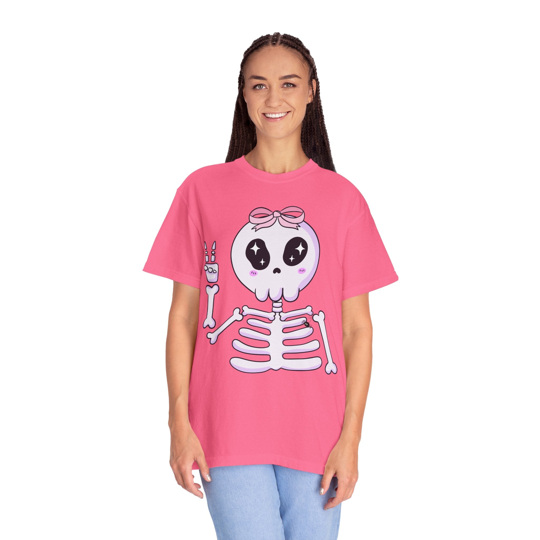 Halloween Unisex T-shirt, Spooky Skeleton Tee, Cute Halloween Shirt, Halloween Costume, Halloween Party Top