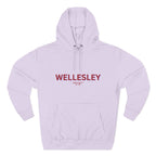 Wellesley Fleece Hoodie, Casual Sweatshirt, Cozy Layering Piece, Perfect Gift for All Occasions, Stylish Streetwear