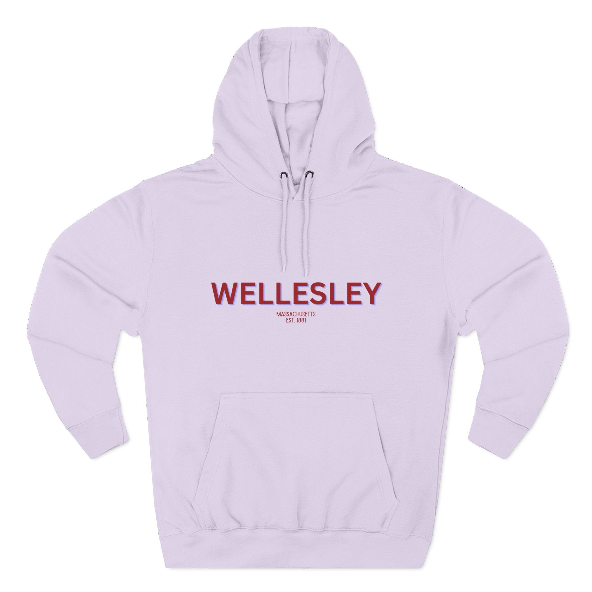 Wellesley Fleece Hoodie, Casual Sweatshirt, Cozy Layering Piece, Perfect Gift for All Occasions, Stylish Streetwear