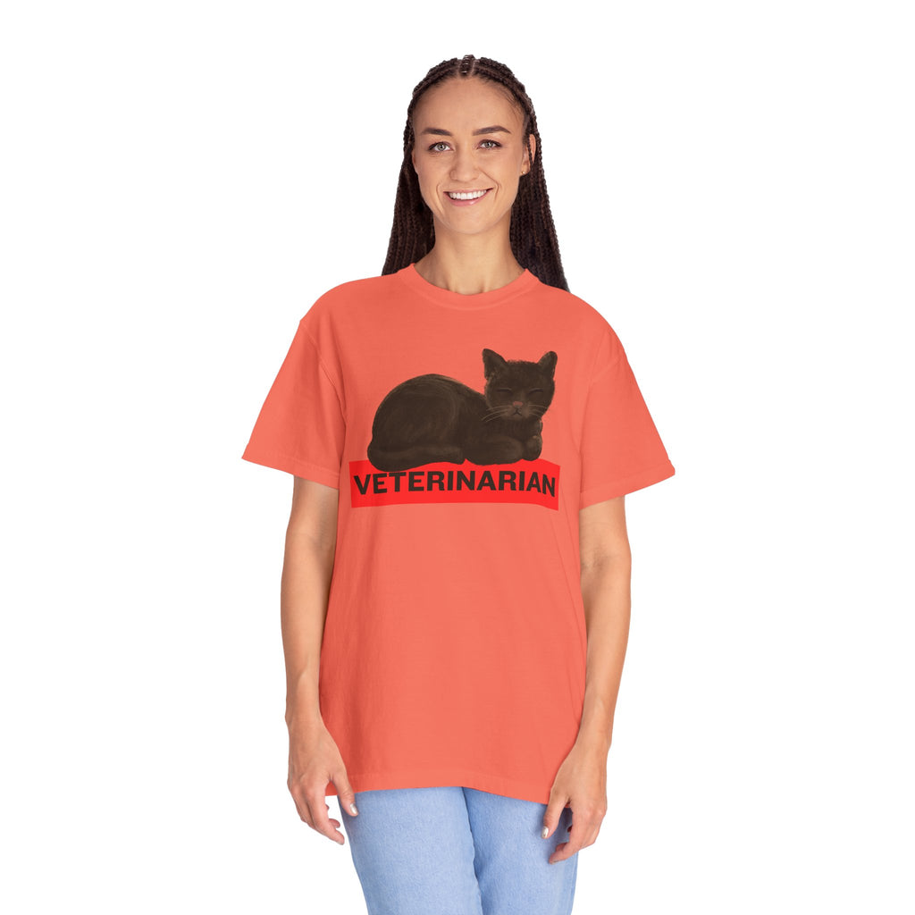 Veterinarian Cat T-Shirt, Funny Animal Lover Tee, Pet Owner Gift, Cute Vet Shirt, Unique Veterinary Apparel, Animal Rescue Shirt