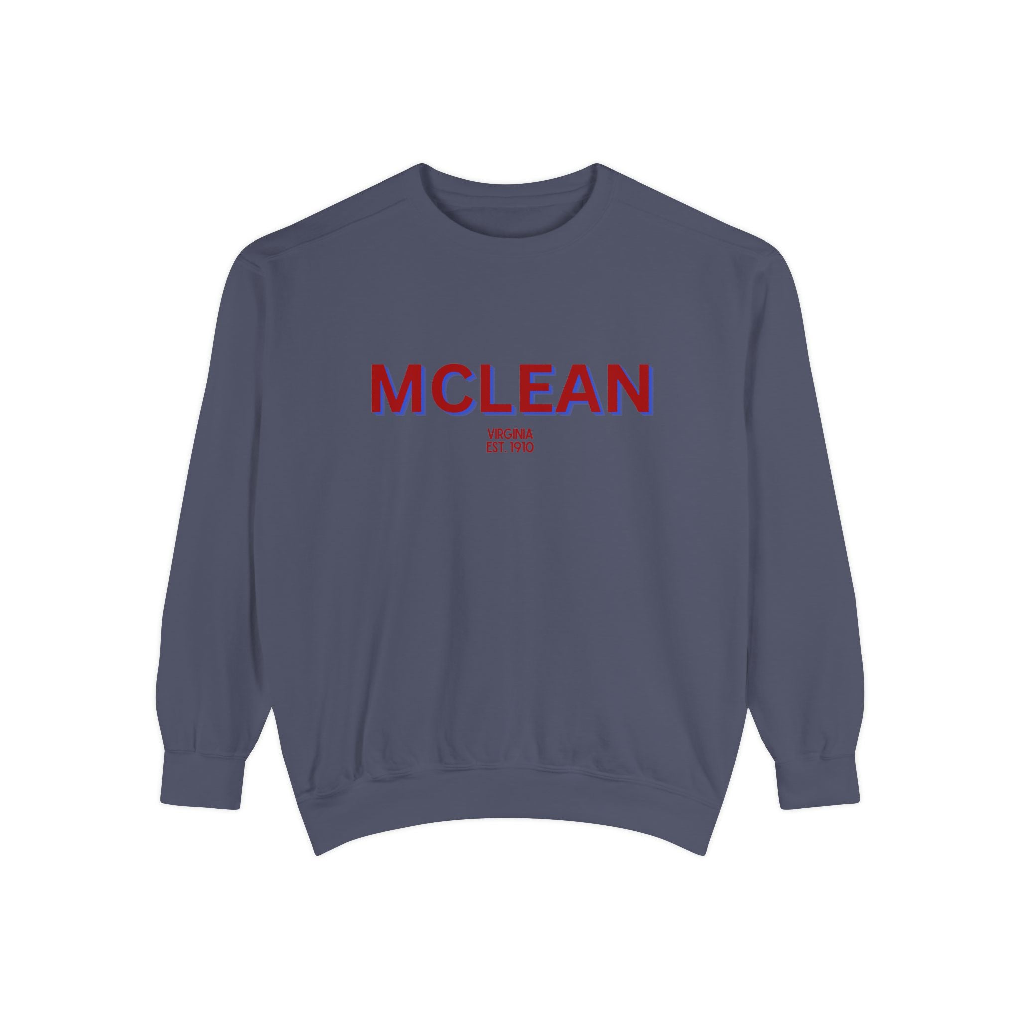 McLean Unisex Garment-Dyed Sweatshirt | Cozy Fashion, Perfect for Casual Outings, Gifts, Fall & Winter Style, Everyday Comfort