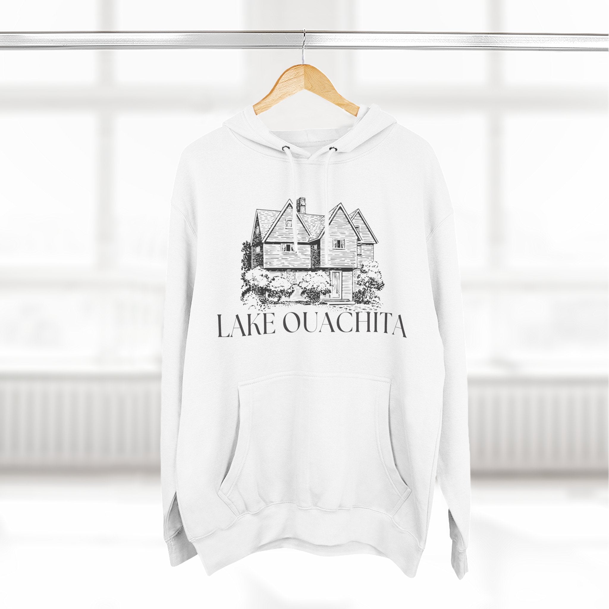 Lake Ouachita Hoodie, Great for Beach Trips, Lake Days, Gift for Summer Lovers, Casual Wear, Travel Essential