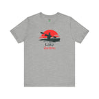 Lake Gaston Tee - Kayaking Graphic Unisex Jersey Short Sleeve Shirt, Outdoor Adventure Gift, Summer Vibes, Lake Lover Apparel