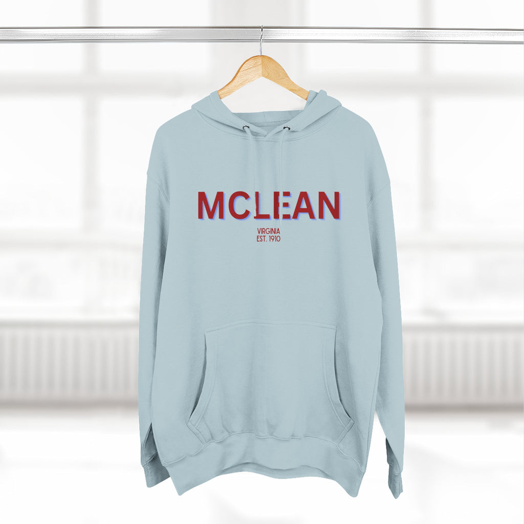 McLean Fleece Hoodie, Casual Sweatshirt, Cozy Layering Piece, Perfect Gift for All Occasions, Stylish Streetwear