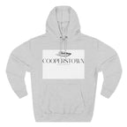 Cooperstown Stylish Three-Panel Fleece Hoodie for Cozy Days, Casual Wear, Warm Layering, Gift for Him or Her