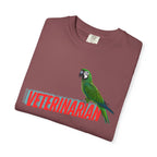 Veterinarian T-Shirt - Cute Parrot Graphic Tee for Animal Lovers, Gifts for Vet Students, Pet Owners, Animal Day Celebration