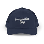 Everglades City Sparkly Trucker Cap with Rhinestone 'Ballin' Style' Design | Trendy Snapback Hat for Fashion Lovers, Unisex Gift for Holidays