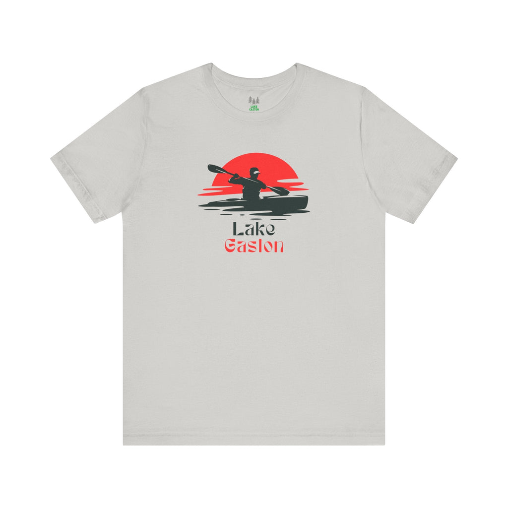Lake Gaston Tee - Kayaking Graphic Unisex Jersey Short Sleeve Shirt, Outdoor Adventure Gift, Summer Vibes, Lake Lover Apparel