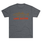 Lake Gaston Fishing Tee, Unisex Crew Neck Shirt, Summer Lake Apparel, Gift for Fishermen, Outdoor Adventure T-Shirt, Lake House Style