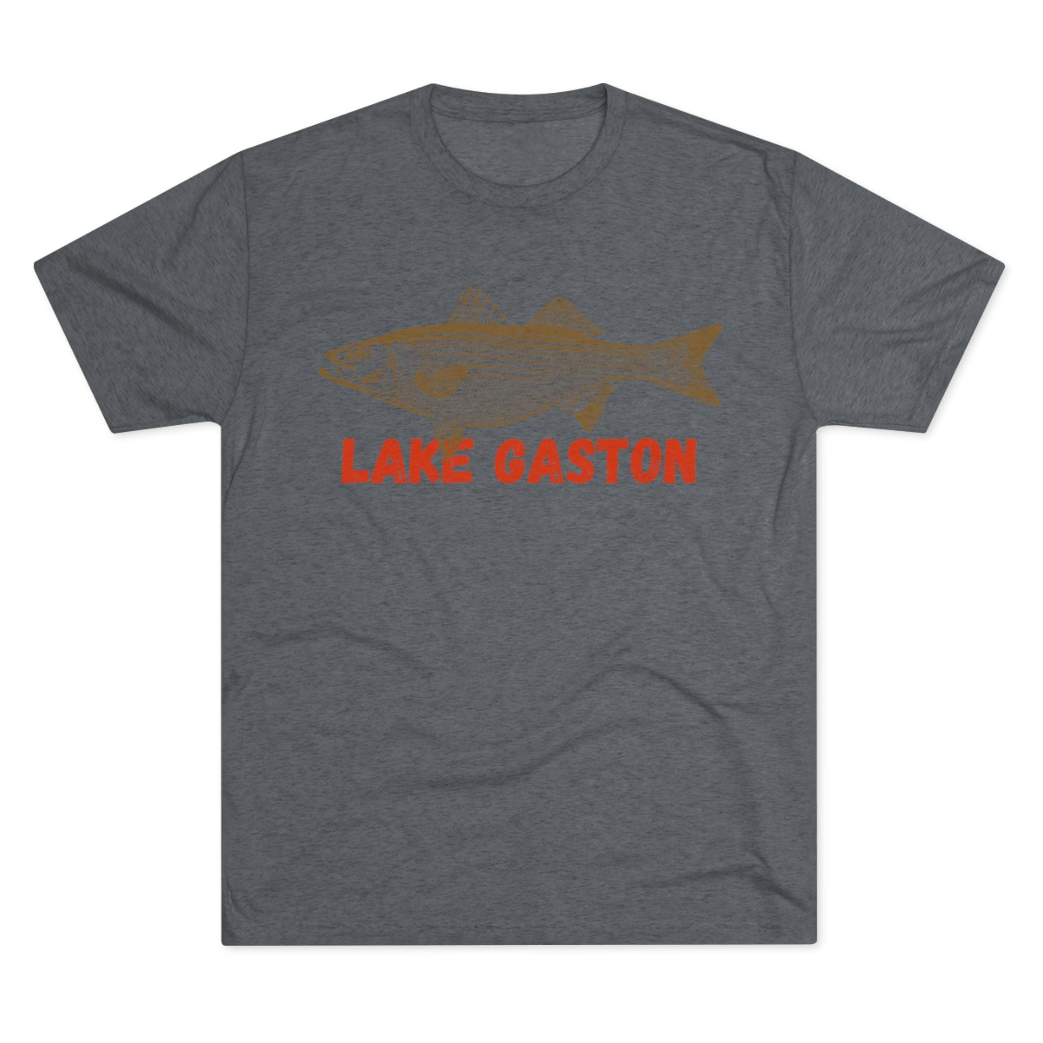 Lake Gaston Fishing Tee, Unisex Crew Neck Shirt, Summer Lake Apparel, Gift for Fishermen, Outdoor Adventure T-Shirt, Lake House Style