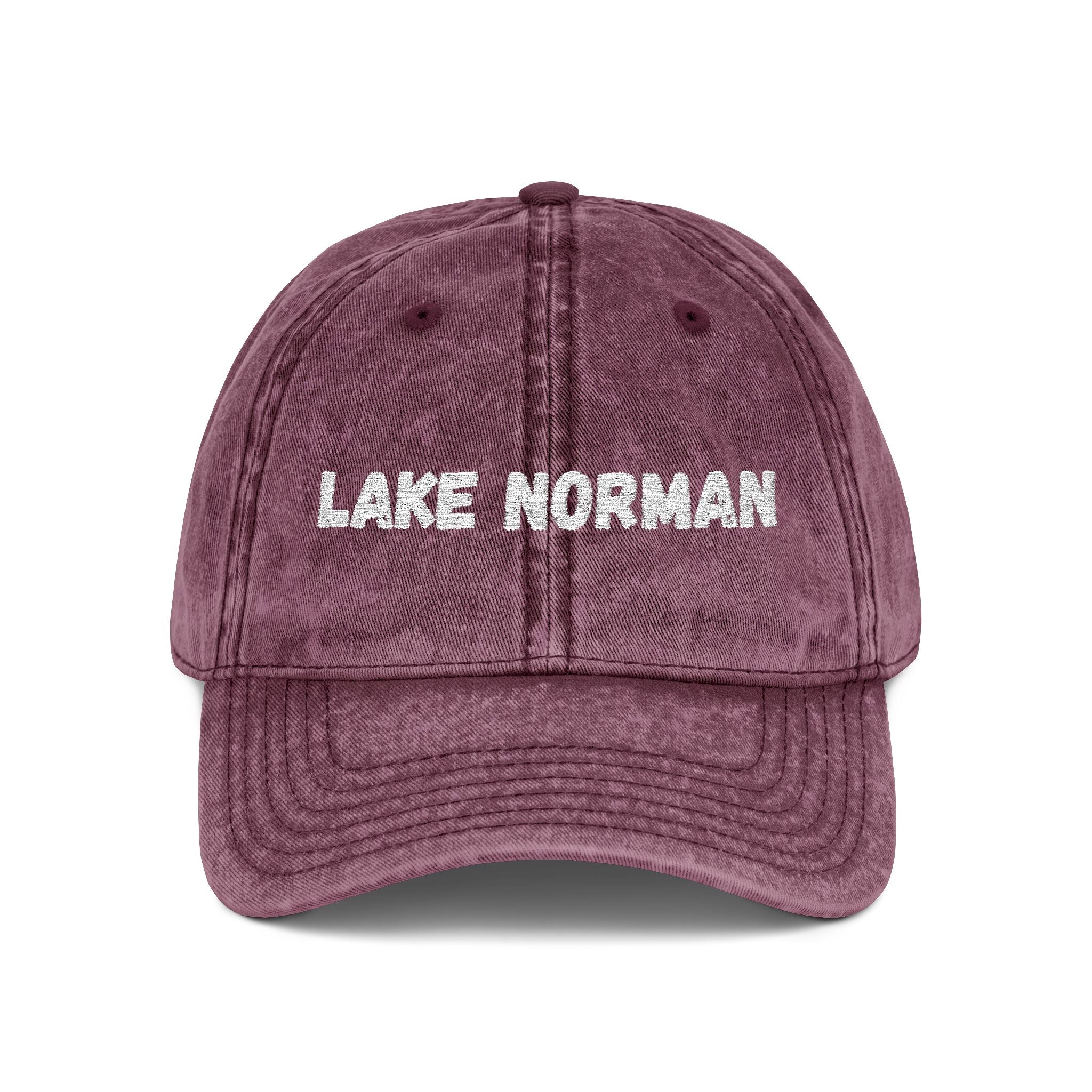Lake Norman Embroidered Hat, Vintage Cap, Casual Summer Accessory, Gift for Outdoor Lovers, Lake Trip Gear