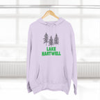 Lake Hartwell Fleece Hoodie, Cozy Sweatshirt, Outdoor Adventure Wear, Unique Gift for Lake Lovers, Perfect for Fall and Winter