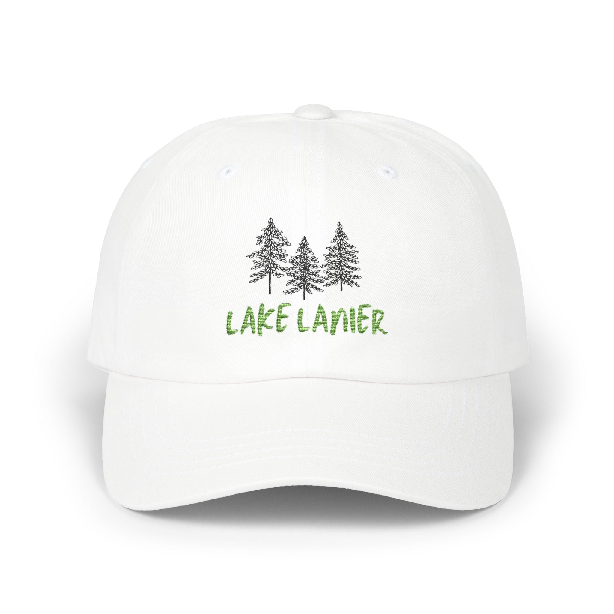 Lake Lanier Classic Dad Cap | Relaxed Fit Hat, Outdoor Accessories, Fishing Gear, Gift for Dads, Summer Style