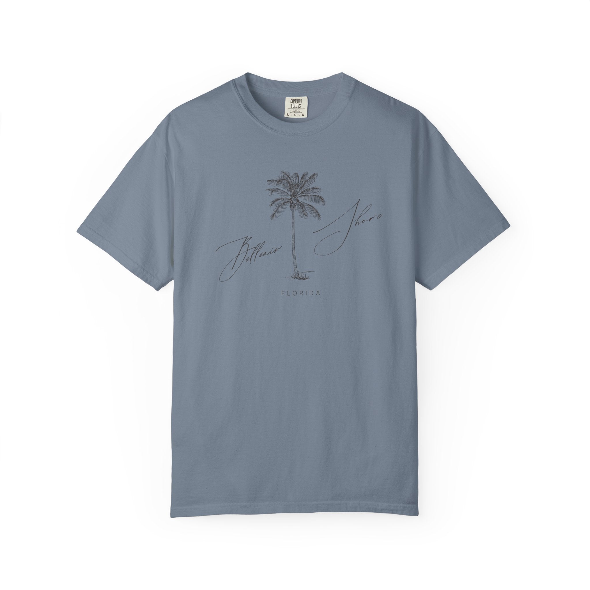 Belleair Shore Chill Vibes Tee - Unisex Garment-Dyed T-shirt for Autumn Lovers, Casual Wear, Gifts for Him/Her