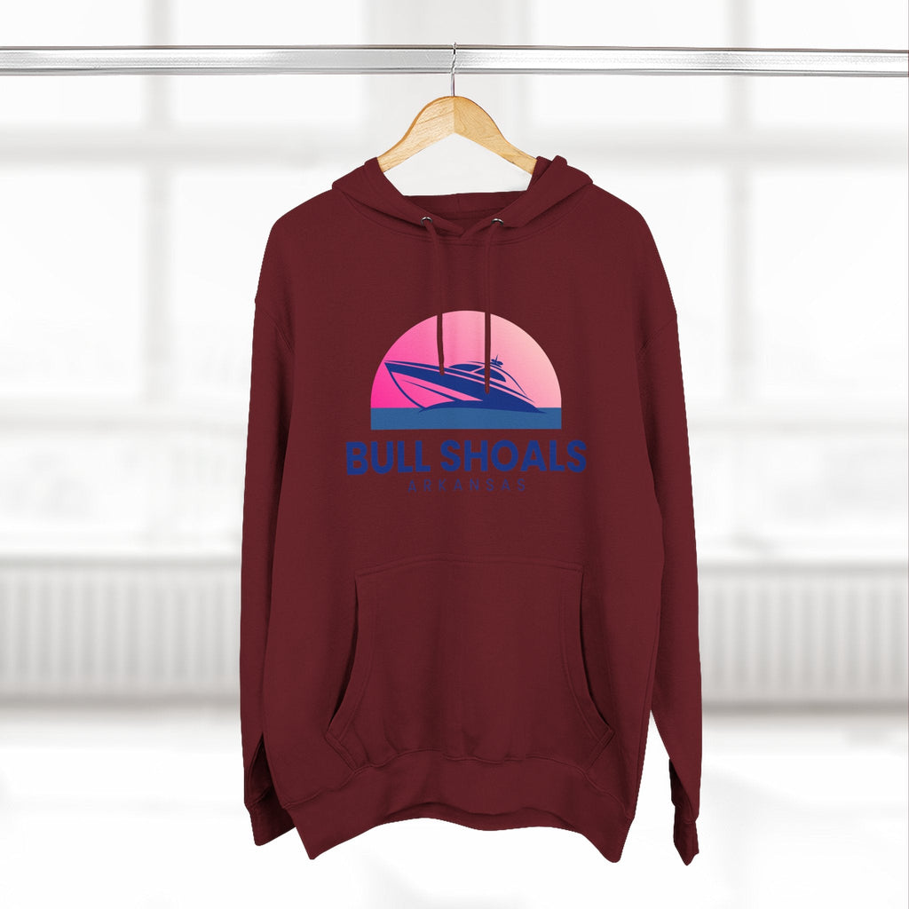 Bull Shoals Vibes Hoodie with Design, Perfect for Autumn Lovers, Comfortable and Stylish, Great Gift for Vacations