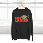 Lake Lanier Fleece Hoodie, Cozy Fishing Sweatshirt, Outdoor Adventure Wear, Unique Gift for Lake Lovers, Perfect for Fall and Winter