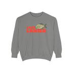 Lake Lanier Fish Sweatshirt | Unisex Garment-Dyed Apparel | Cozy Lake Life Gift, Relaxed Weekend Wear, Fishing Enthusiast Gear