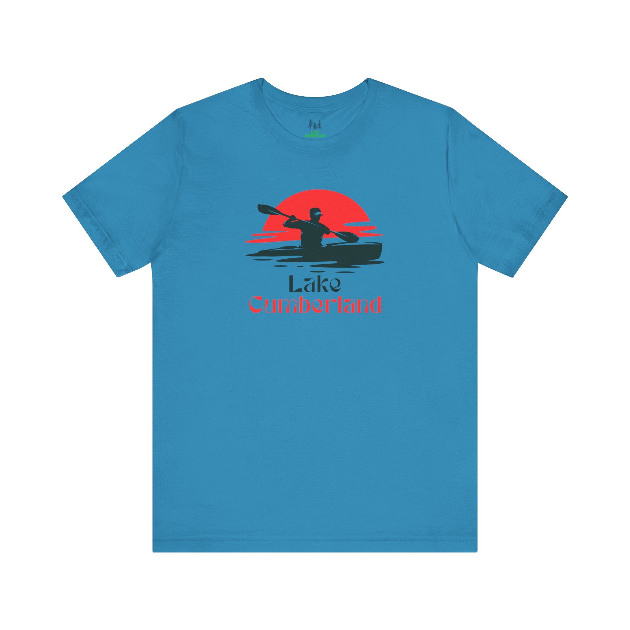 Lake Cumberland Tee - Kayaking Graphic Unisex Jersey Short Sleeve Shirt, Outdoor Adventure Gift, Summer Vibes, Lake Lover Apparel