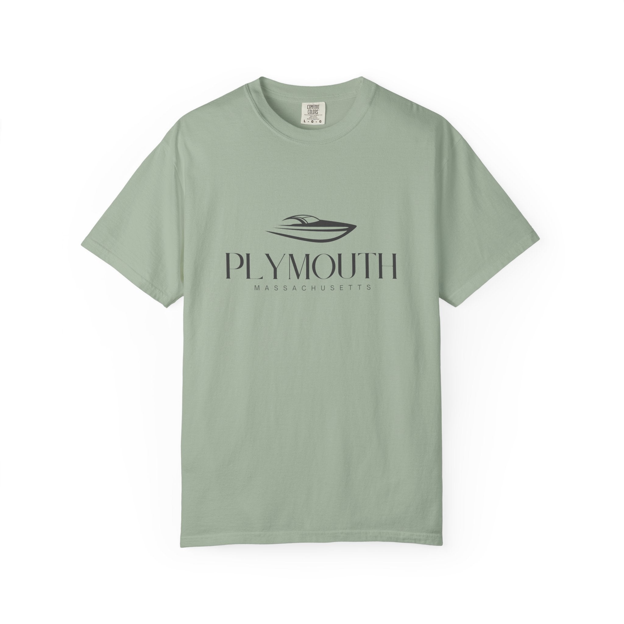 Plymouth Chill Vibes Tee - Unisex Garment-Dyed T-shirt for Autumn Lovers, Casual Wear, Gifts for Him/Her
