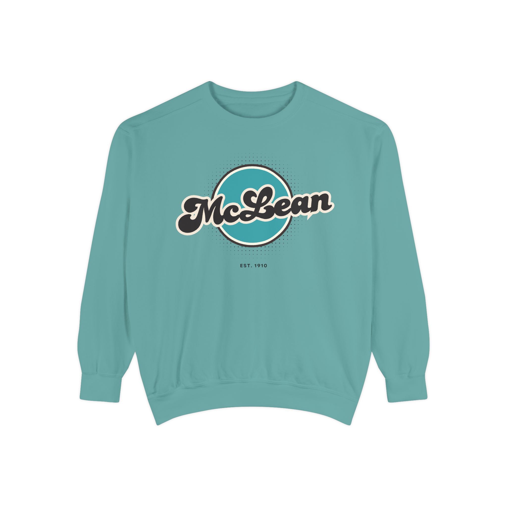 McLean Vintage Sweatshirt, Cozy Unisex Pullover, Retro Style, Perfect for Casual Outfits, Gift for Him or Her