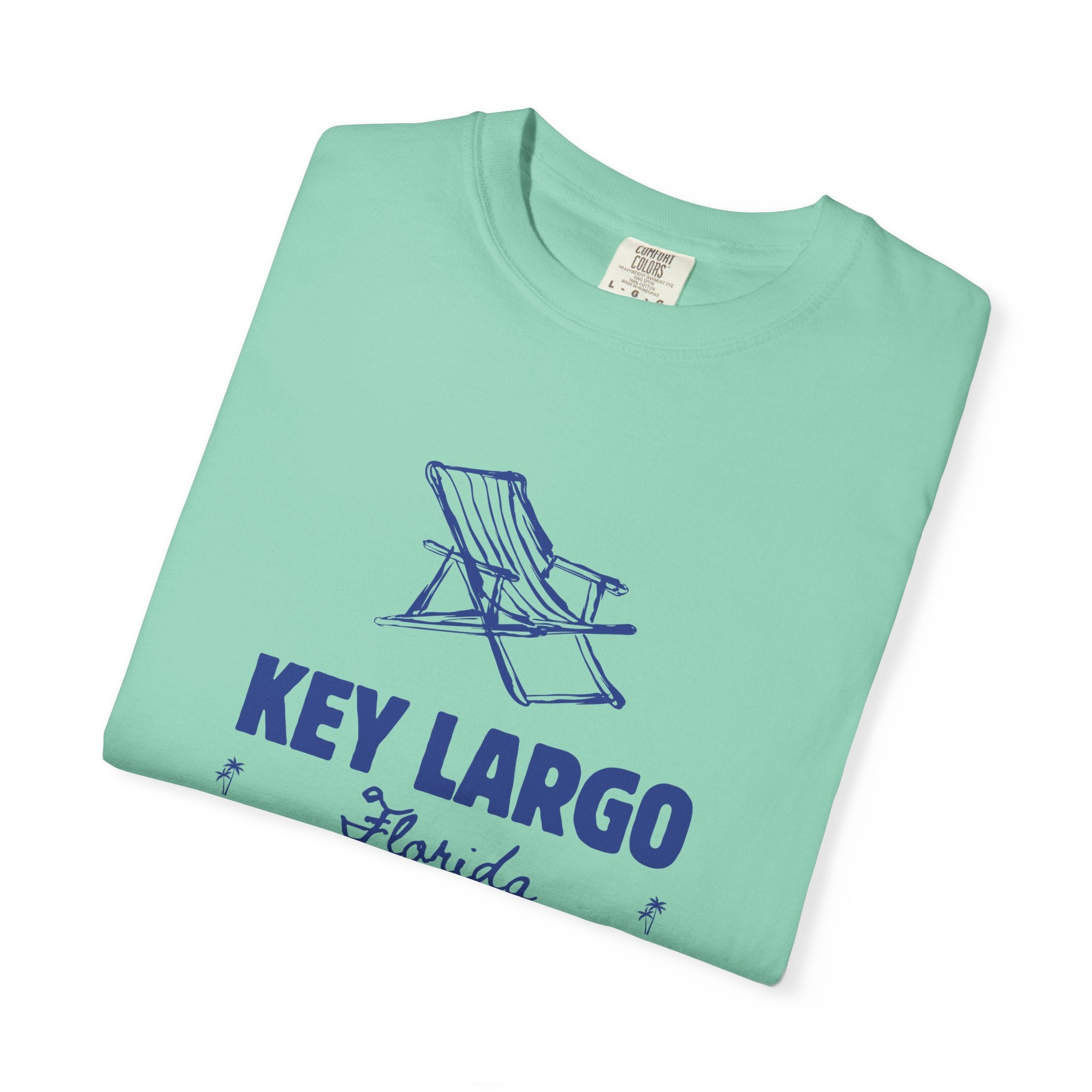 Key Largo - Unisex Garment-Dyed T-shirt, Casual Outfit, Gift for Nature Lovers, Vacation Essentials