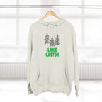 Lake Gaston Fleece Hoodie, Cozy Sweatshirt, Outdoor Adventure Wear, Unique Gift for Lake Lovers, Perfect for Fall and Winter