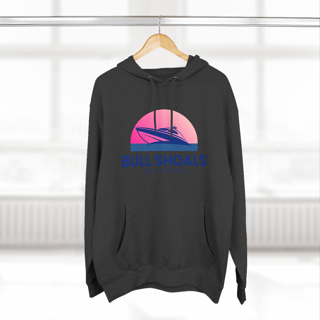 Bull Shoals Vibes Hoodie with Design, Perfect for Autumn Lovers, Comfortable and Stylish, Great Gift for Vacations