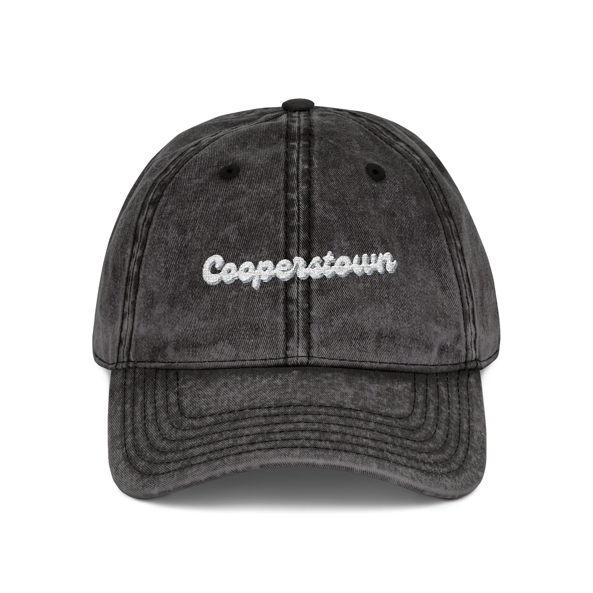 Cooperstown Vintage Embroidered Cap, Stylish Baseball Hat, Trendy Sun Hat, Gifts for Him/Her, Casual Outdoor Accessory