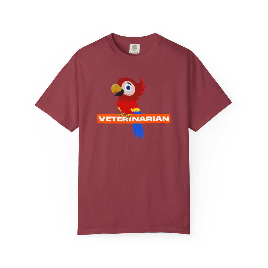 Veterinarian Parrot T-Shirt | Cute Animal Lover Shirt, Unisex Teen Gift, Animal Care Apparel, Funny Pet Shirt, Veterinary Gifts