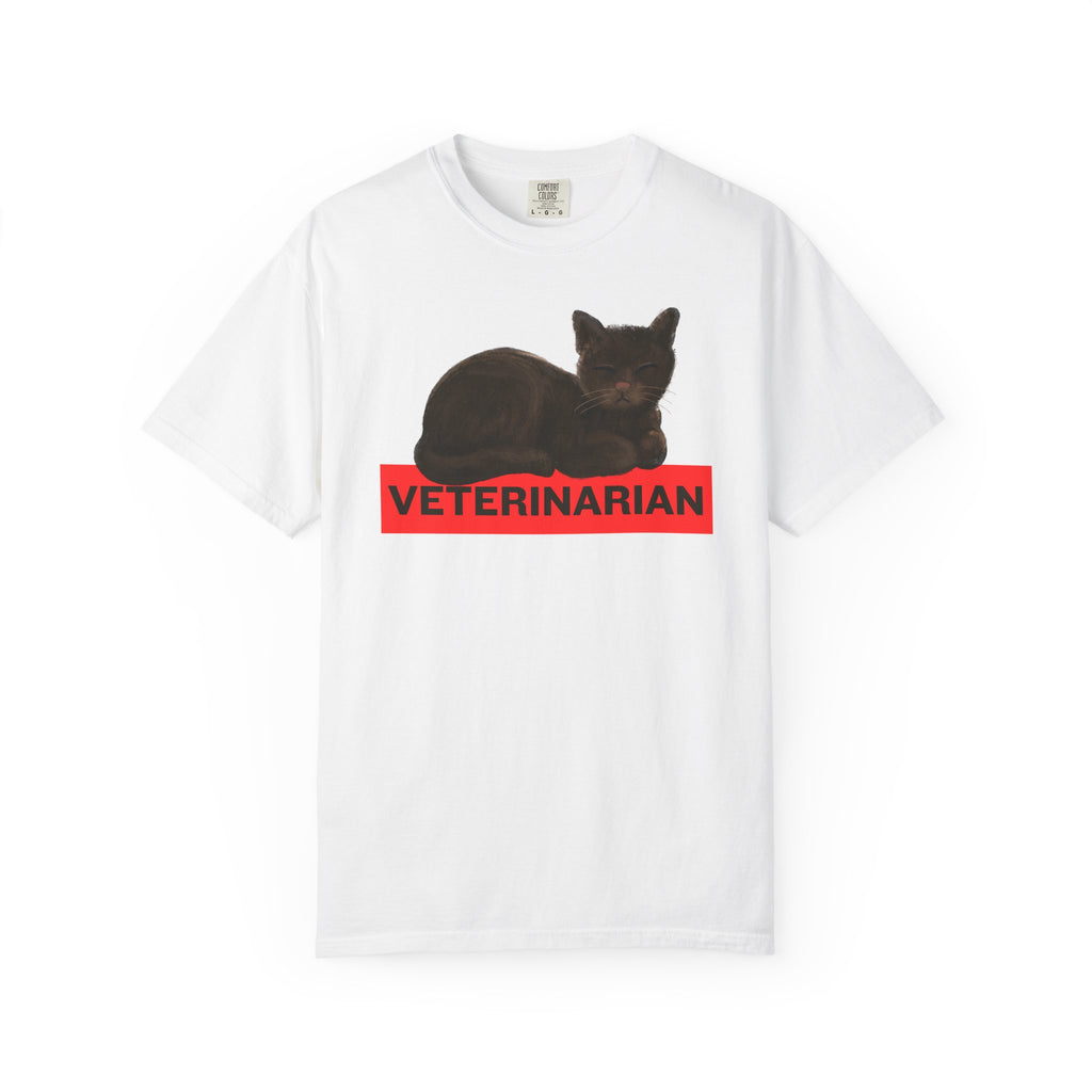 Veterinarian Cat T-Shirt, Funny Animal Lover Tee, Pet Owner Gift, Cute Vet Shirt, Unique Veterinary Apparel, Animal Rescue Shirt