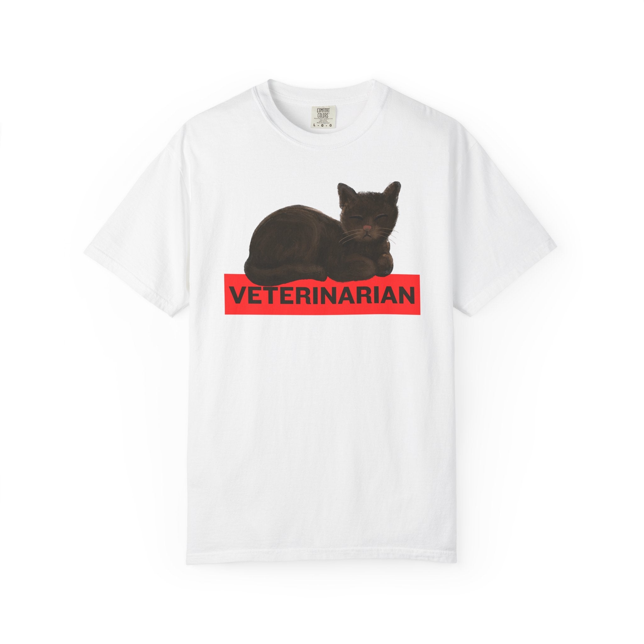Veterinarian Cat T-Shirt, Funny Animal Lover Tee, Pet Owner Gift, Cute Vet Shirt, Unique Veterinary Apparel, Animal Rescue Shirt