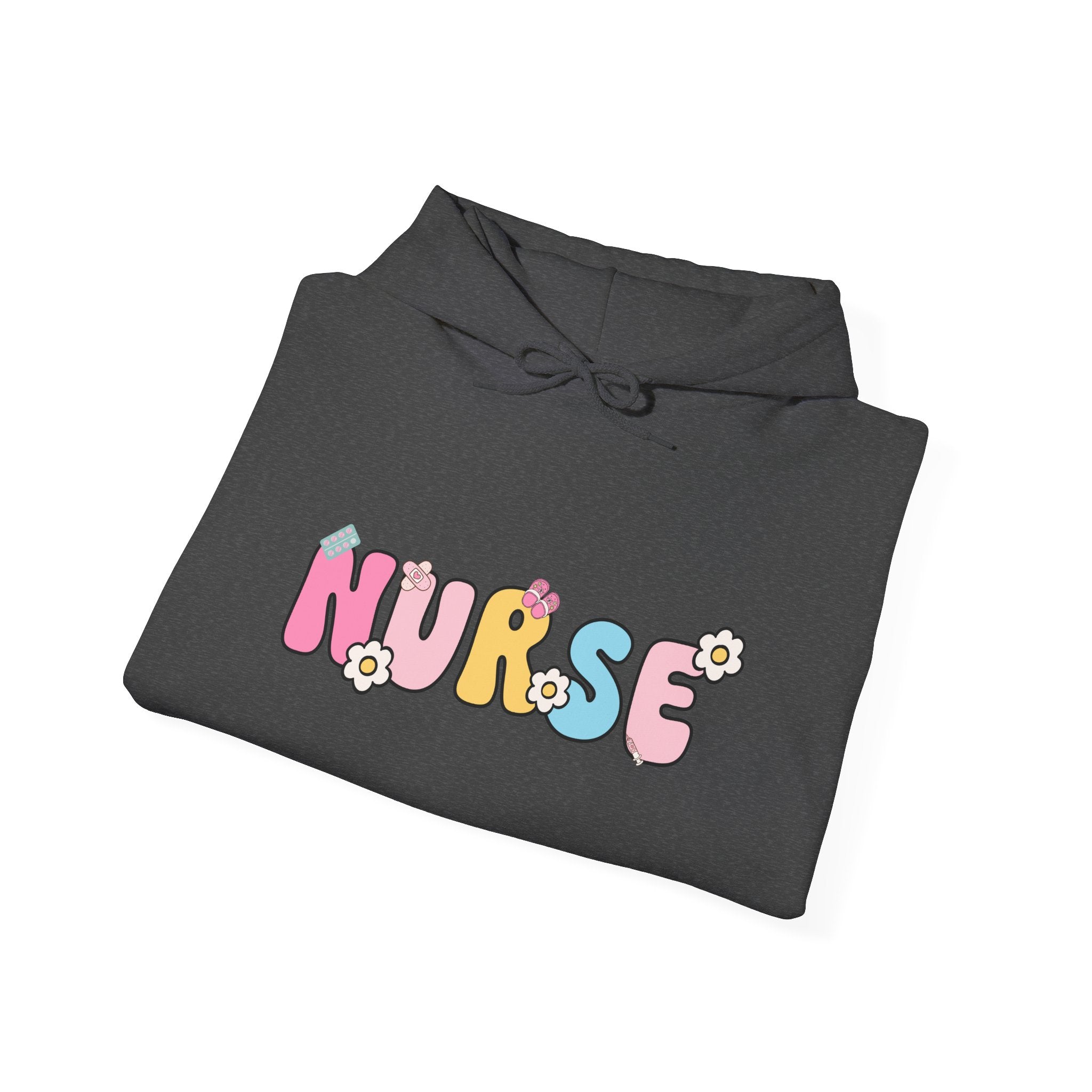 Cute Nurse Hoodie for Healthcare Workers, Cozy Sweatshirt for Nurses, Gift for Nursing Students, Healthcare Appreciation