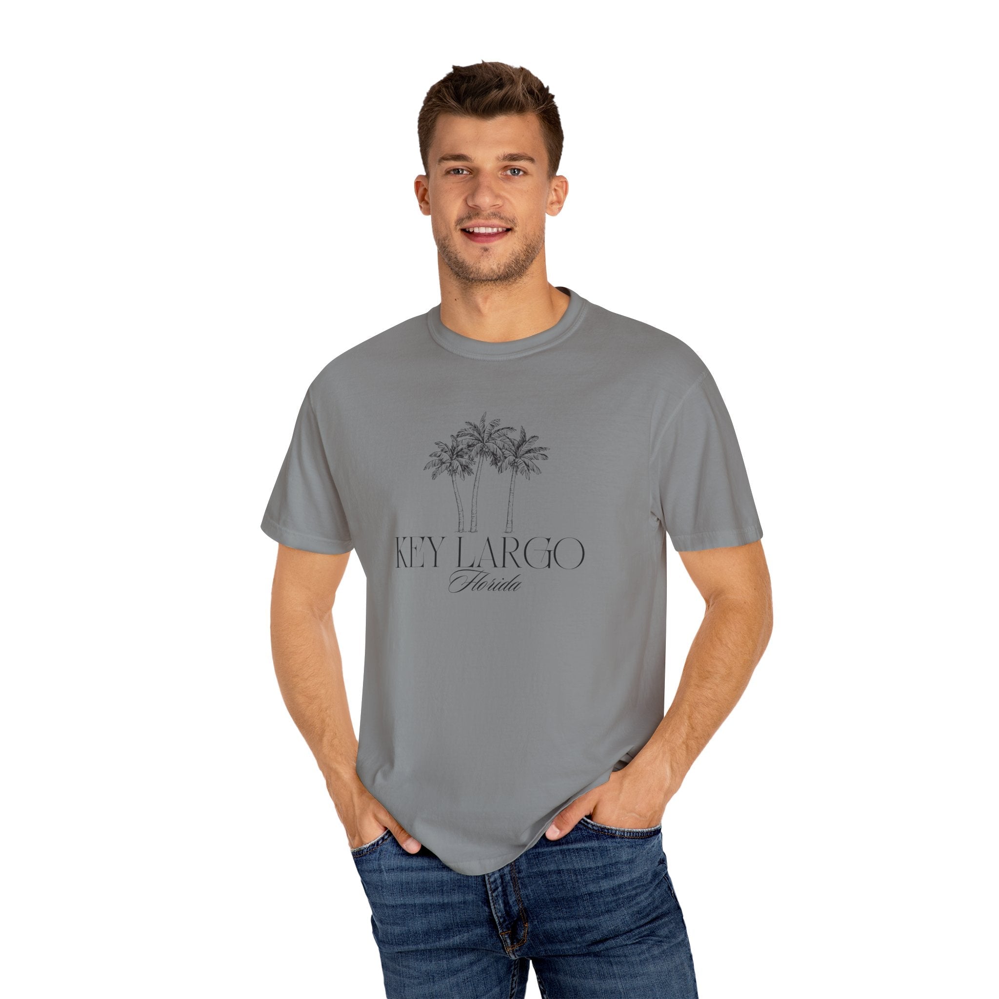 Key Largo Vibes, Unisex T-shirt, Casual Tee, Travel Souvenir, Vacation Top