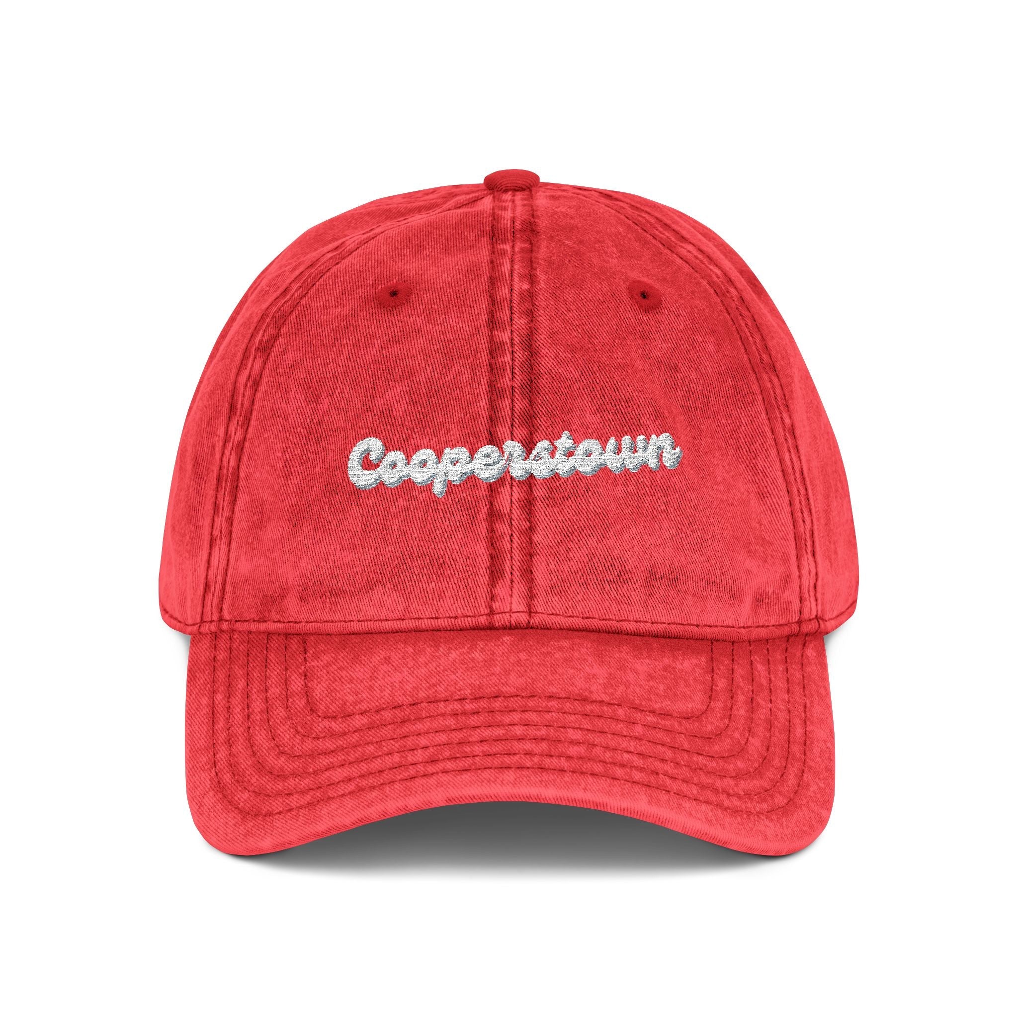 Cooperstown Vintage Embroidered Cap, Stylish Baseball Hat, Trendy Sun Hat, Gifts for Him/Her, Casual Outdoor Accessory